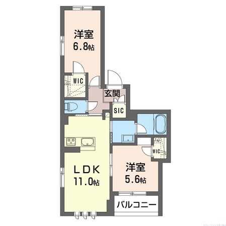 エクラージュ大船の物件間取画像